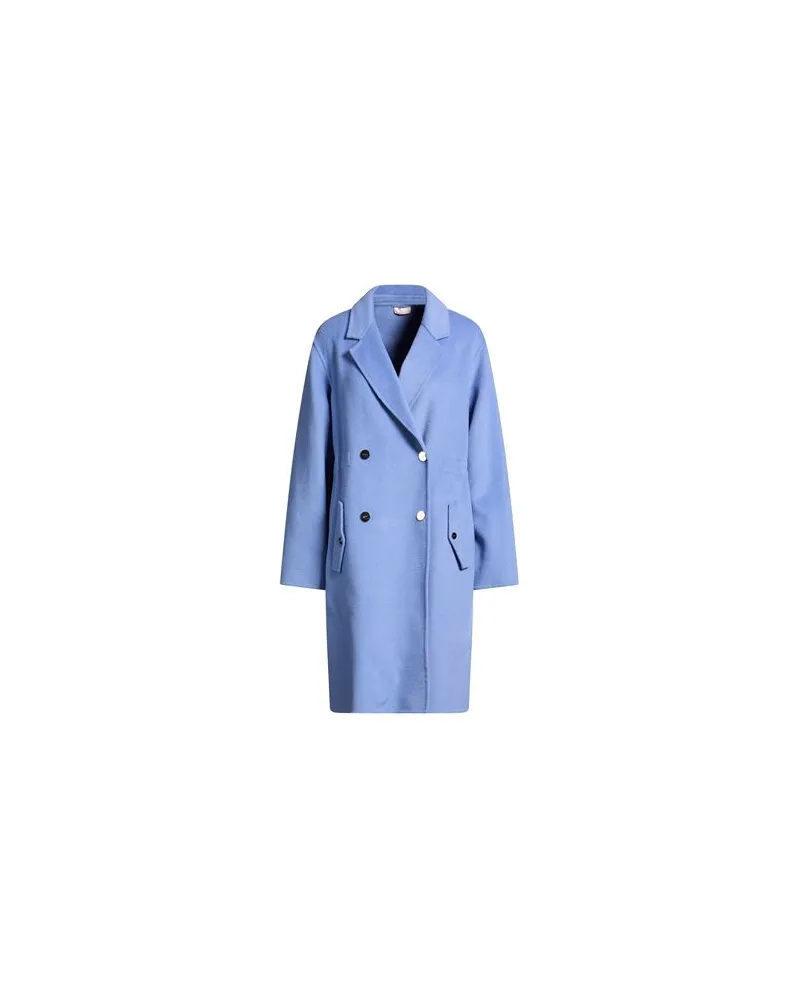 Liu Jo JACKEN & MÄNTEL - Mäntelauf YOOX.COM Azurblau