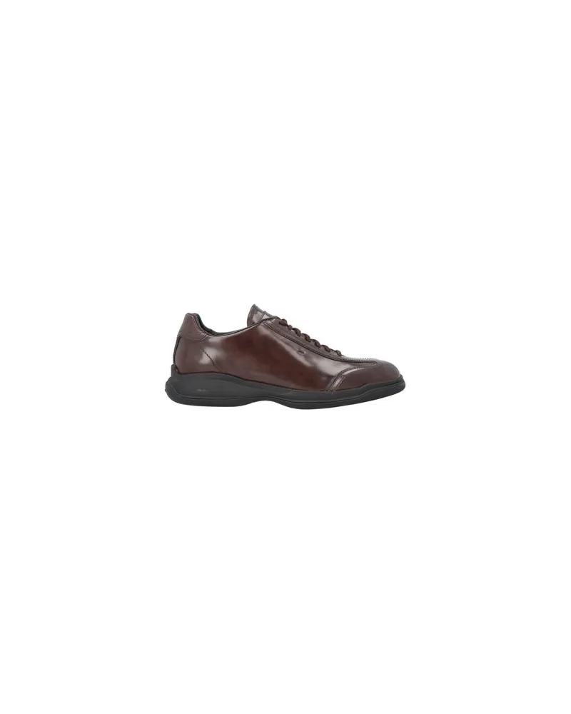 Santoni SCHUHE - Schnürschuheauf YOOX.COM Dunkelbraun