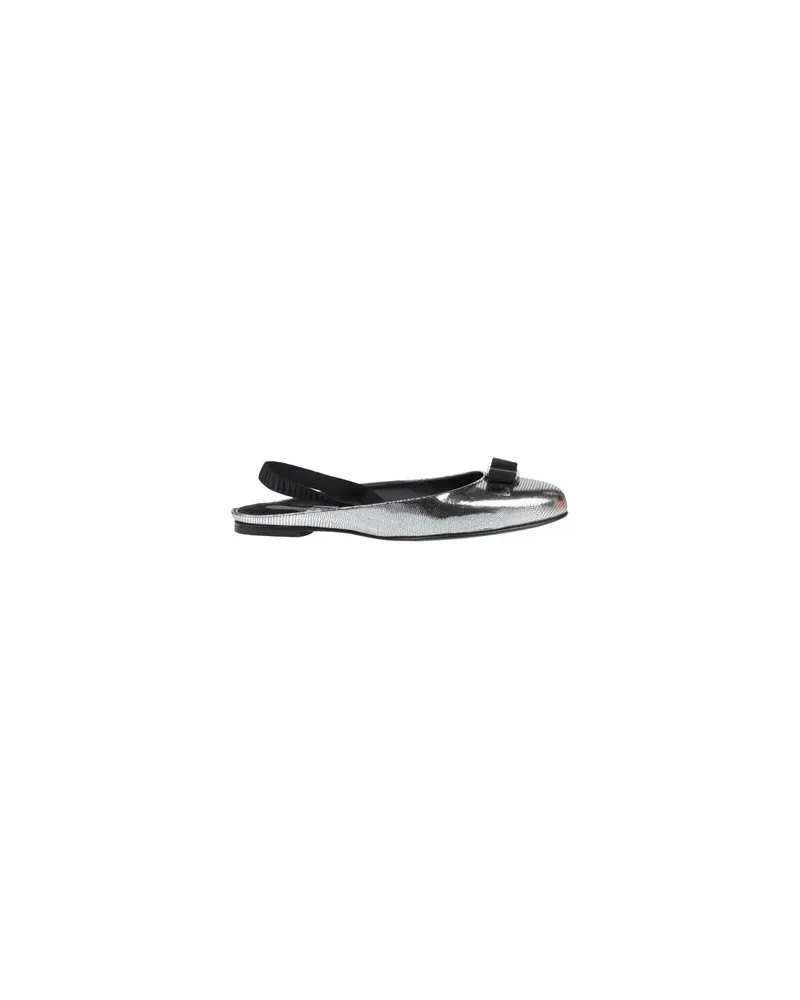 Ferragamo SCHUHE - Ballerinasauf YOOX.COM Silber
