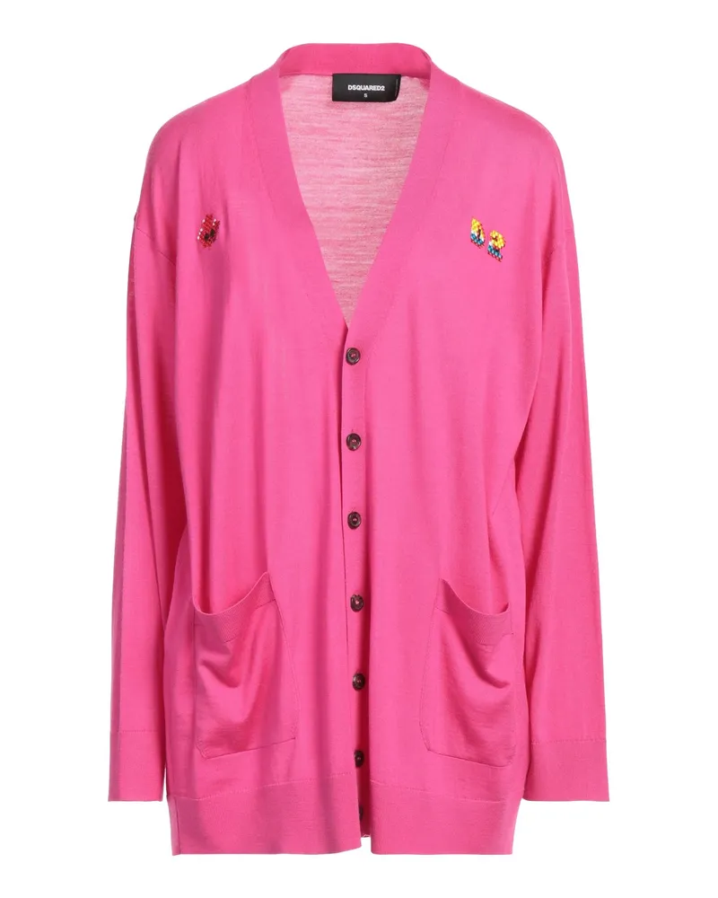 Dsquared2 Strickjacke Fuchsia