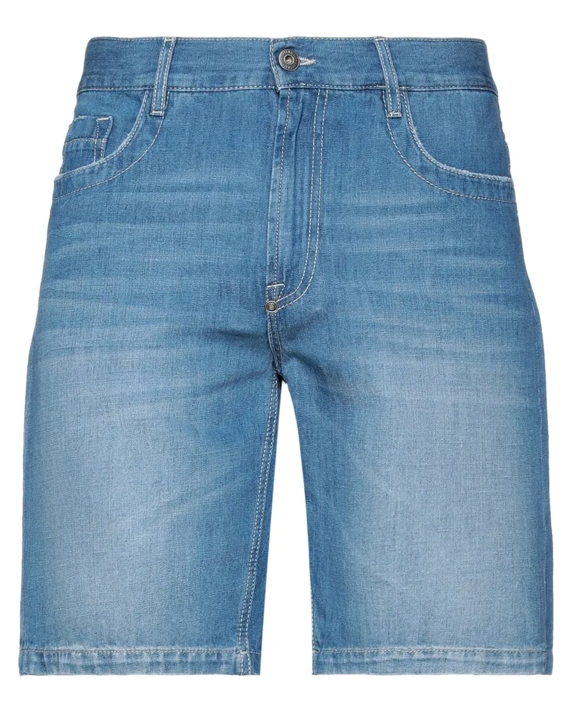 Bikkembergs Jeansshorts Blau