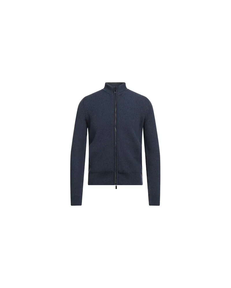 MOORER STRICKWAREN - Strickjackenauf YOOX.COM Blau
