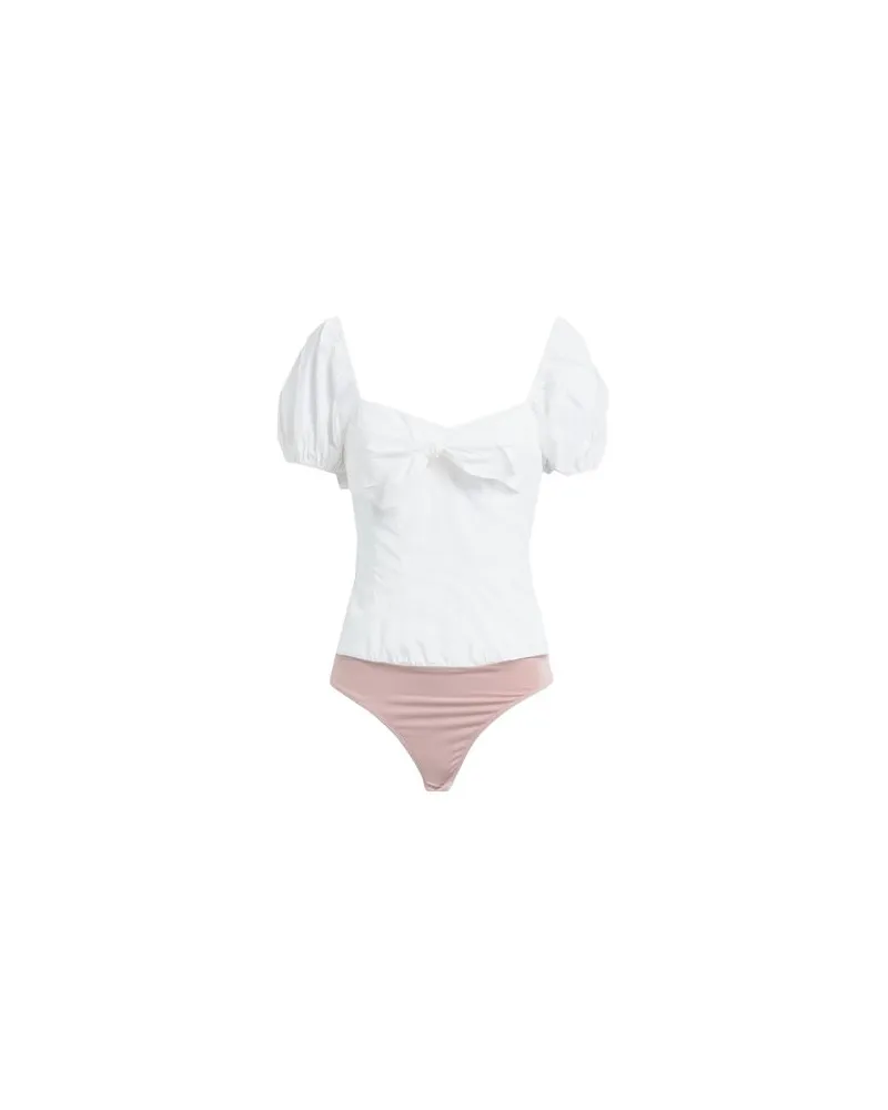 Amanda Uprichard TOPS - Bodysuitsauf YOOX.COM Weiß