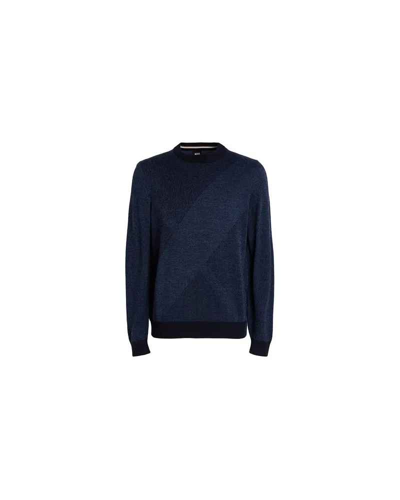 HUGO BOSS STRICKWAREN - Pulloverauf YOOX.COM Marineblau