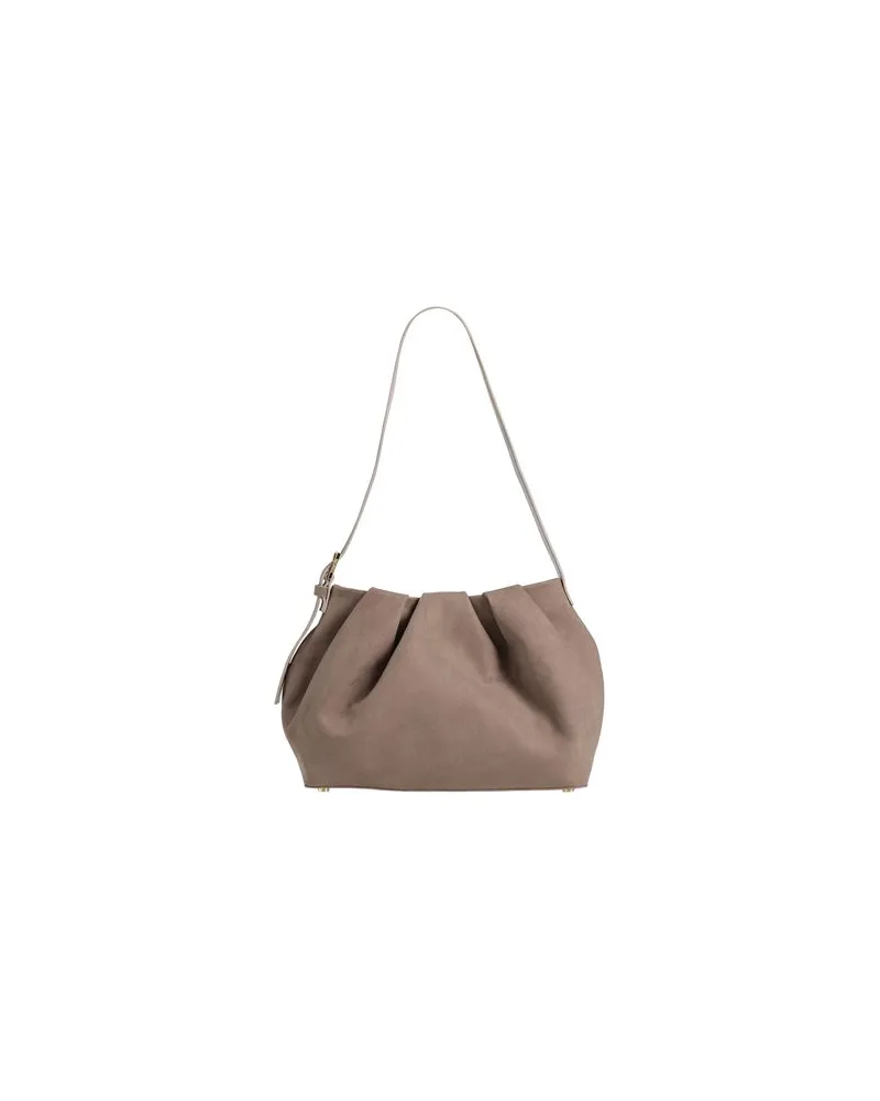 THEMOIRÈ TASCHEN - Schultertaschenauf YOOX.COM Maulwurfsgrau