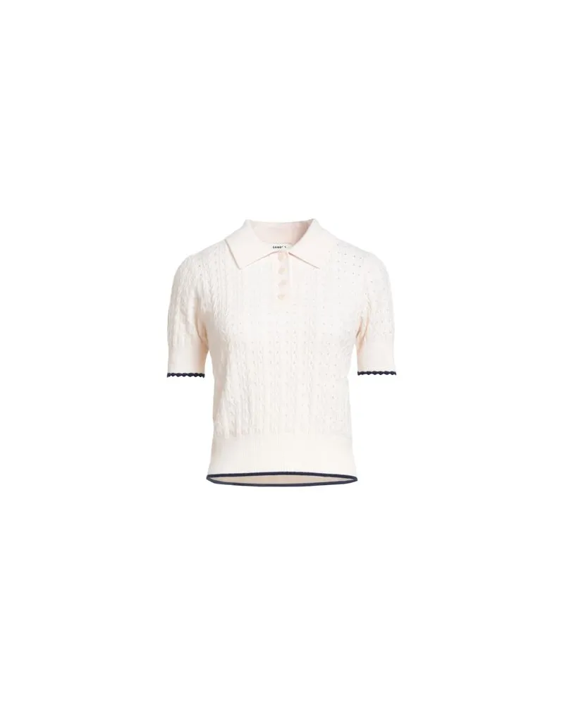 Sandro STRICKWAREN - Pulloverauf YOOX.COM Cremeweiß