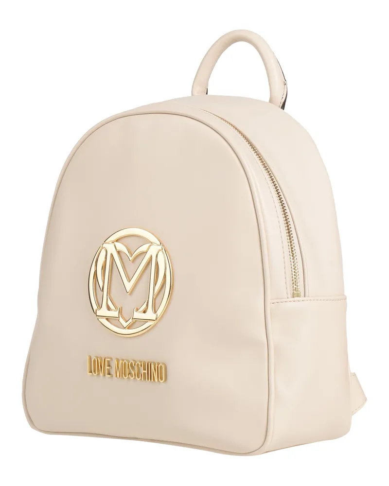 Moschino Rucksack Cremeweiß