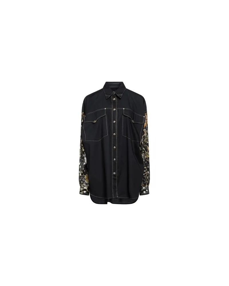 Versace Jeans TOPS - Hemdenauf YOOX.COM Schwarz