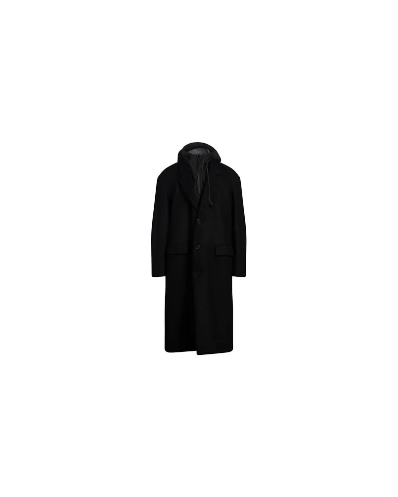 Paltò JACKEN & MÄNTEL - Mäntelauf YOOX.COM Schwarz