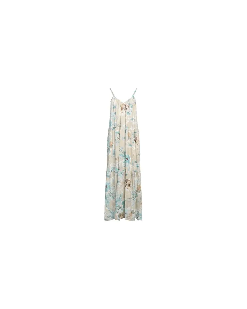 Kaos KLEIDER - Maxi-Kleiderauf YOOX.COM Beige