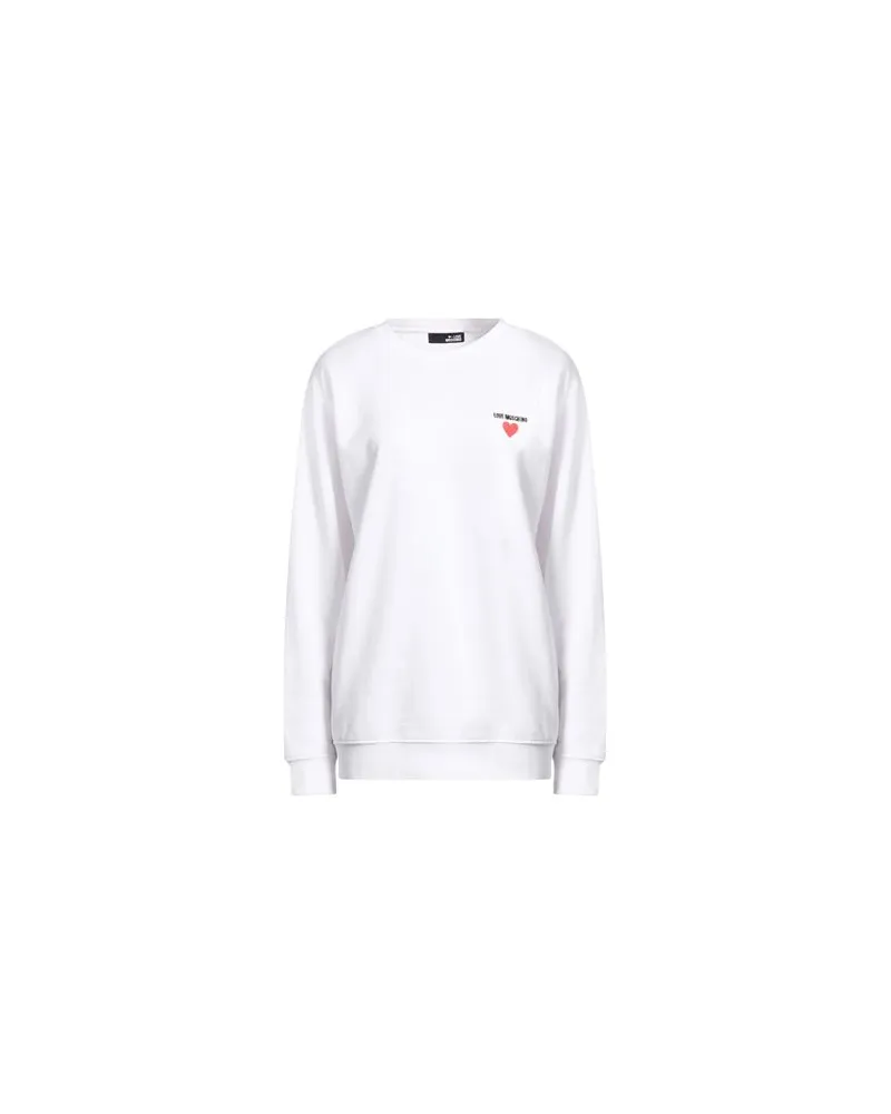 Moschino TOPS - Sweatshirtsauf YOOX.COM Weiß