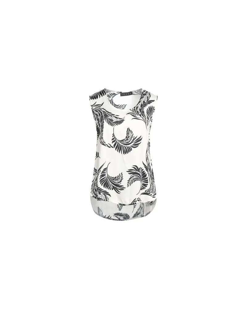 Icona By Kaos TOPS - Topsauf YOOX.COM Cremeweiß