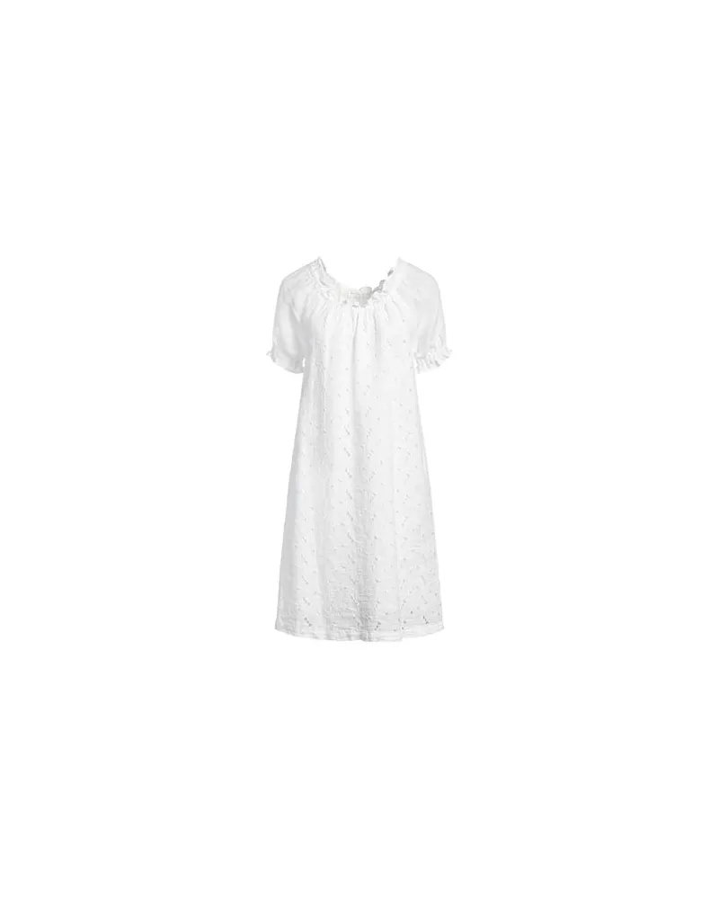 120% Lino KLEIDER - Mini-Kleiderauf YOOX.COM Weiß