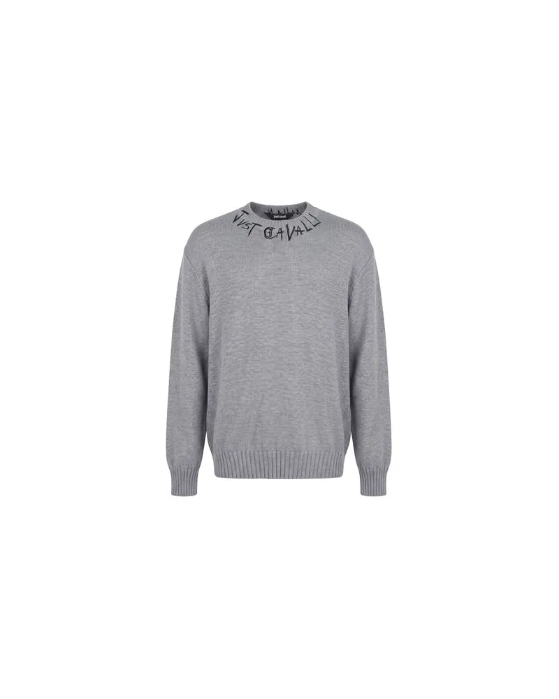 Just Cavalli STRICKWAREN - Pulloverauf YOOX.COM Grau