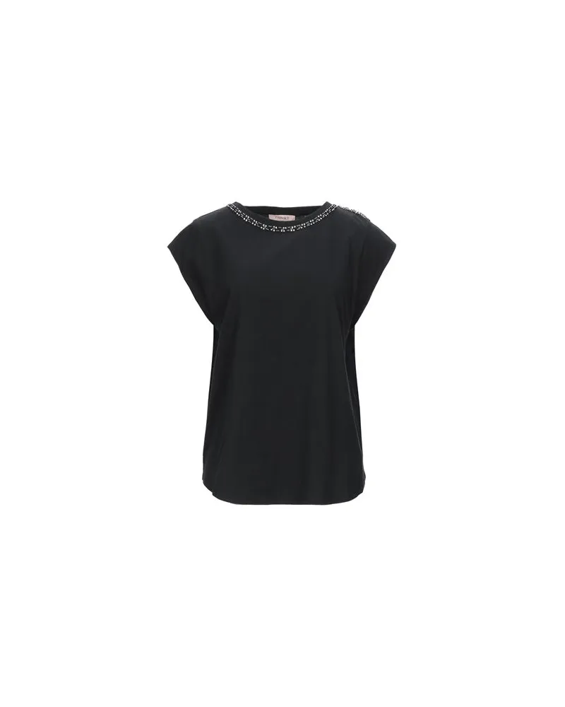Twin-Set TOPS - T-shirtsauf YOOX.COM Schwarz