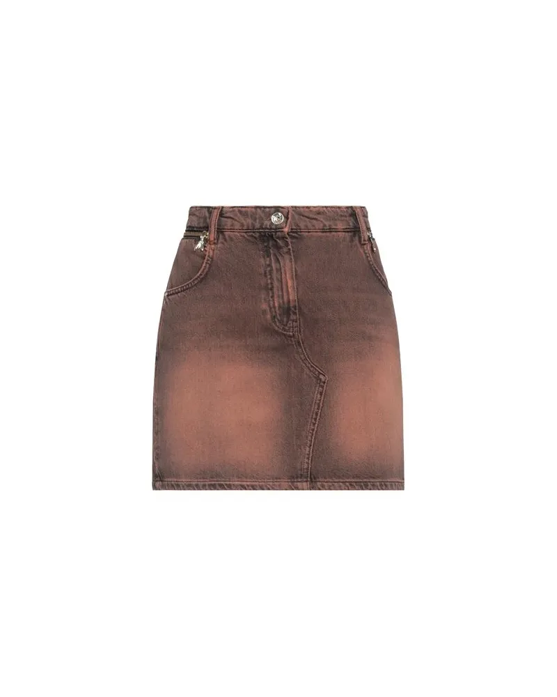 Patrizia Pepe HOSEN & RÖCKE - Jeansröckeauf YOOX.COM Schokobraun