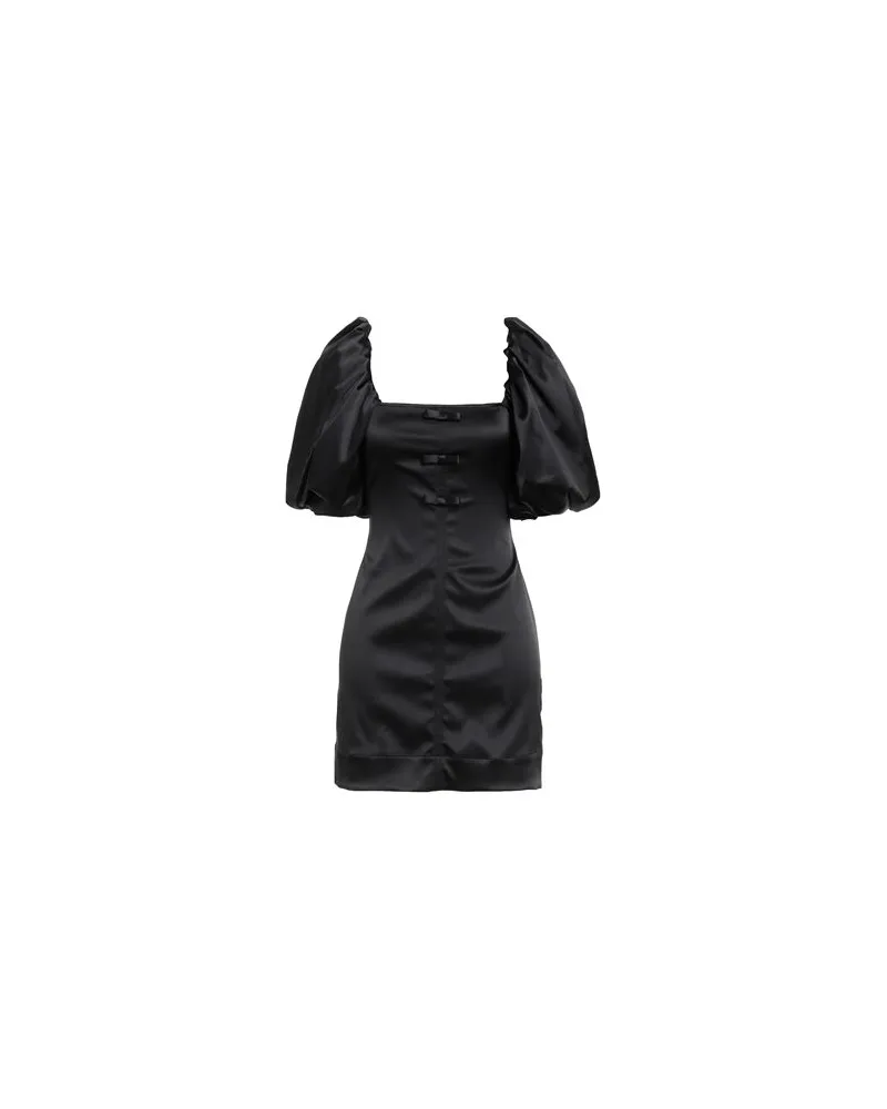 Ganni KLEIDER - Mini-Kleiderauf YOOX.COM Schwarz