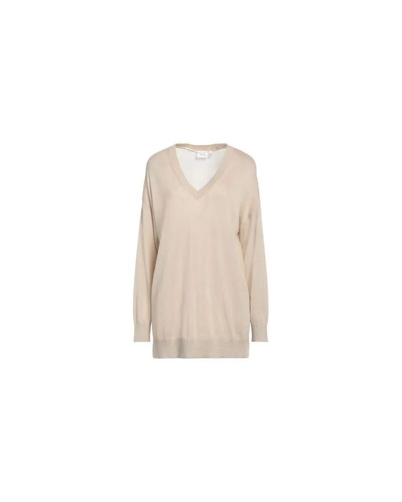Vila STRICKWAREN - Pulloverauf YOOX.COM Beige