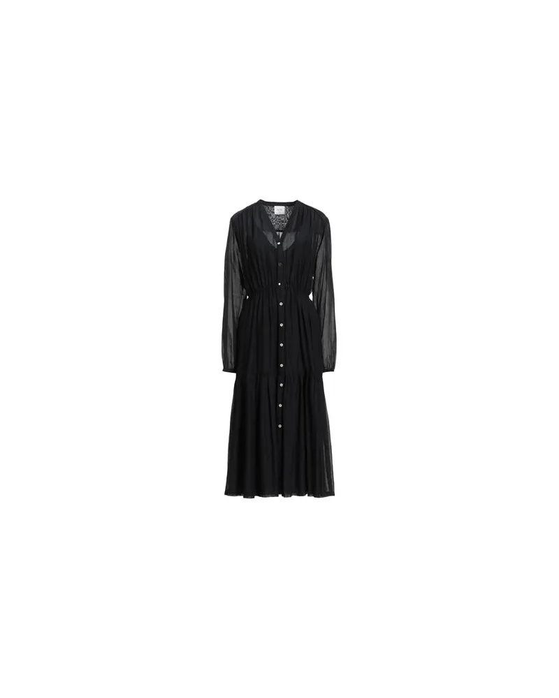 ALYSI KLEIDER - Midi-Kleiderauf YOOX.COM Schwarz