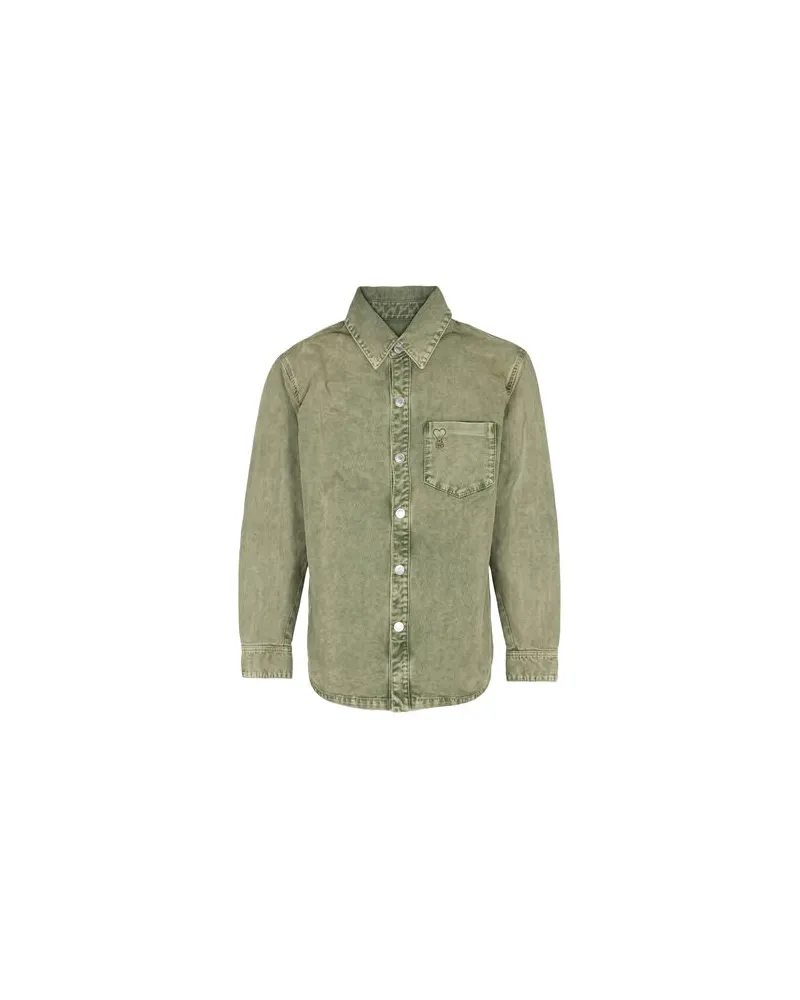 AMI Paris TOPS - Jeanshemdenauf YOOX.COM Grün