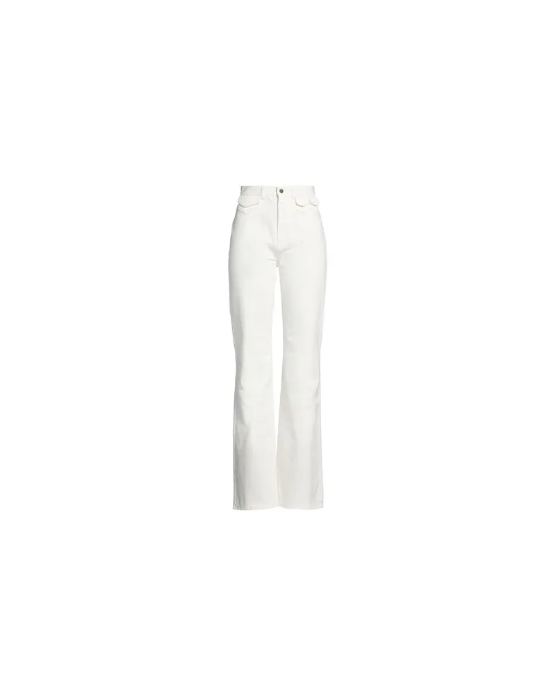 Chloé HOSEN & RÖCKE - Jeanshosenauf YOOX.COM Weiß
