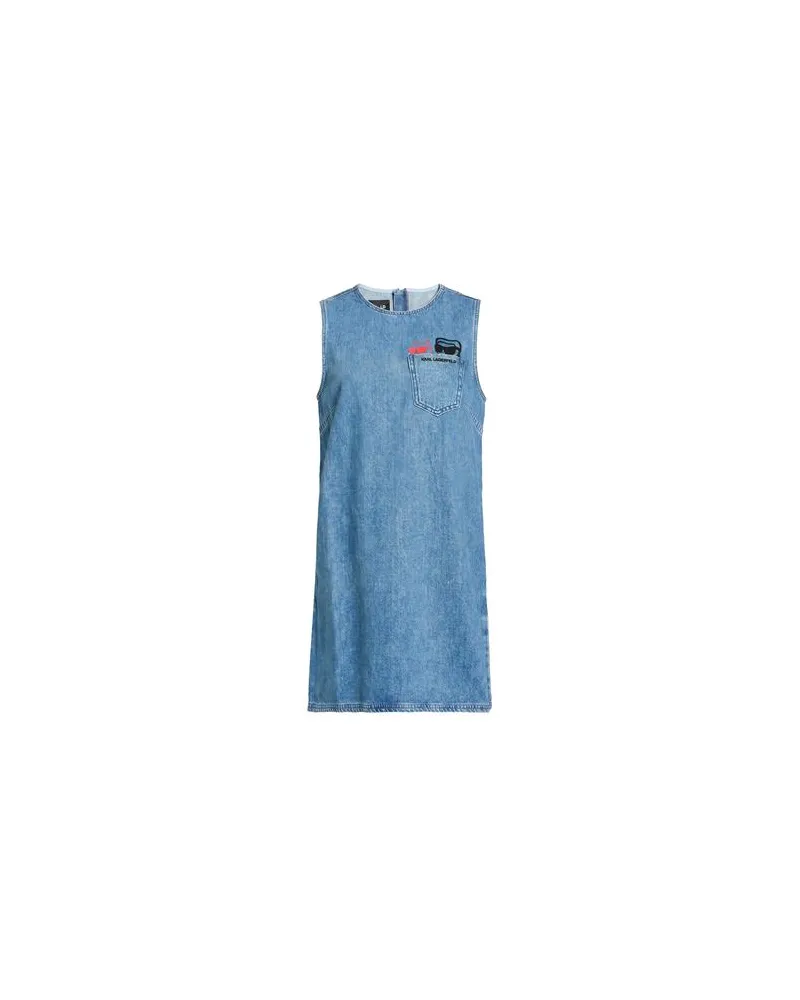 Karl Lagerfeld KLEIDER - Mini-Kleiderauf YOOX.COM Blau