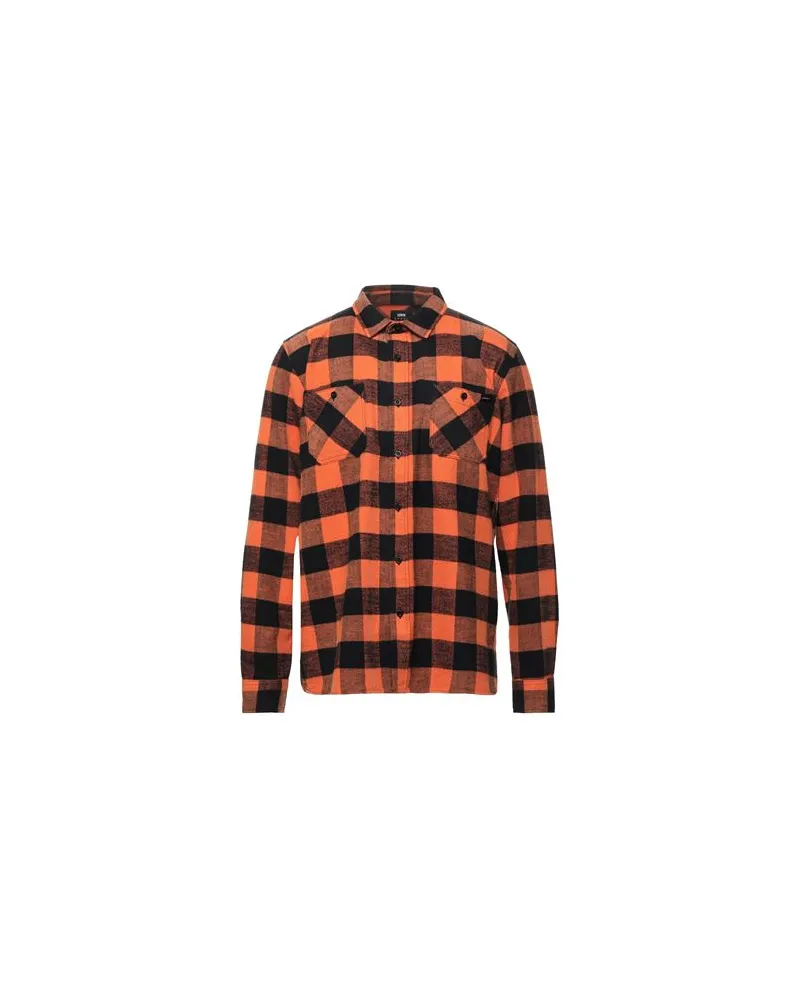 Edwin Jeans TOPS - Hemdenauf YOOX.COM Orange