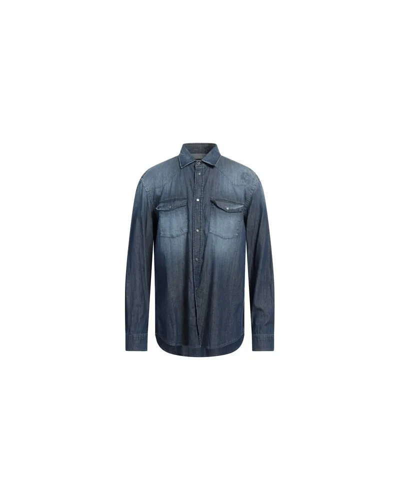 Dondup TOPS - Jeanshemdenauf YOOX.COM Blau