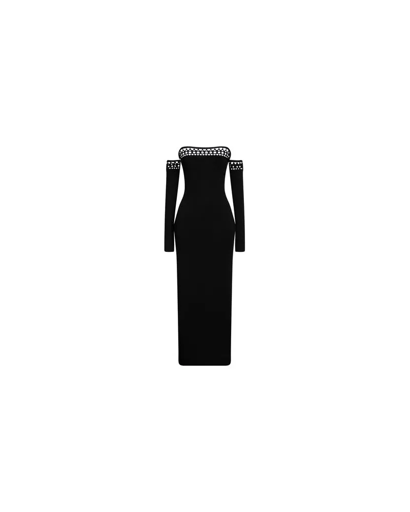 Alaïa KLEIDER - Maxi-Kleiderauf YOOX.COM Schwarz