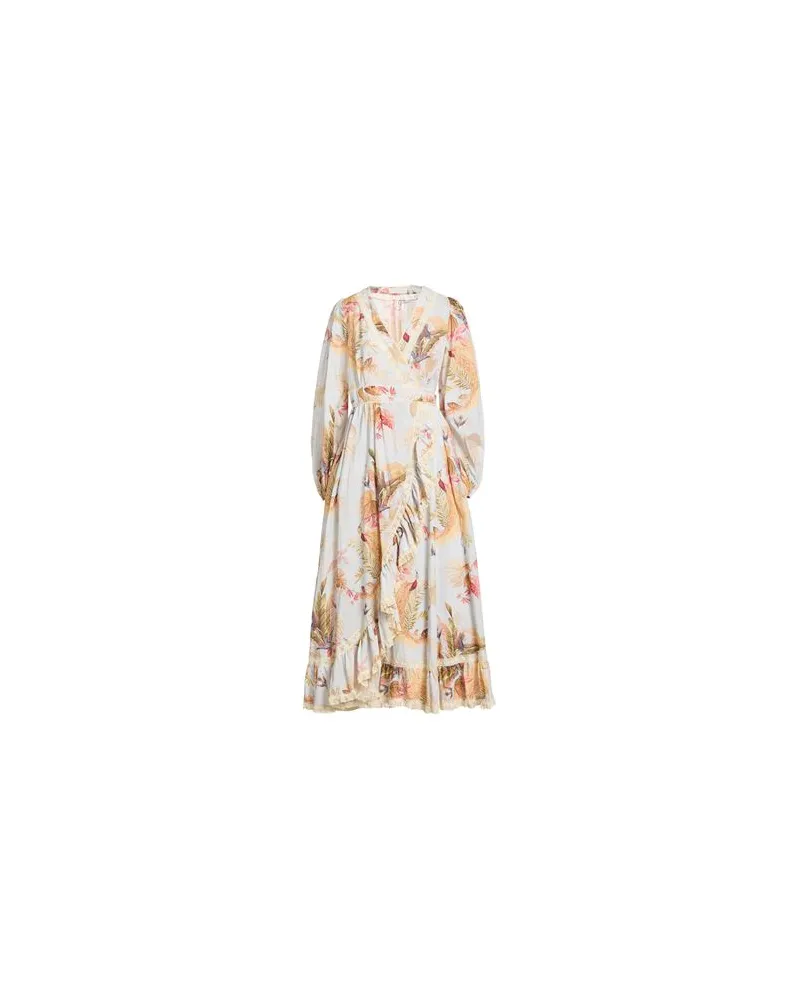 Zimmermann KLEIDER - Maxi-Kleiderauf YOOX.COM Elfenbein