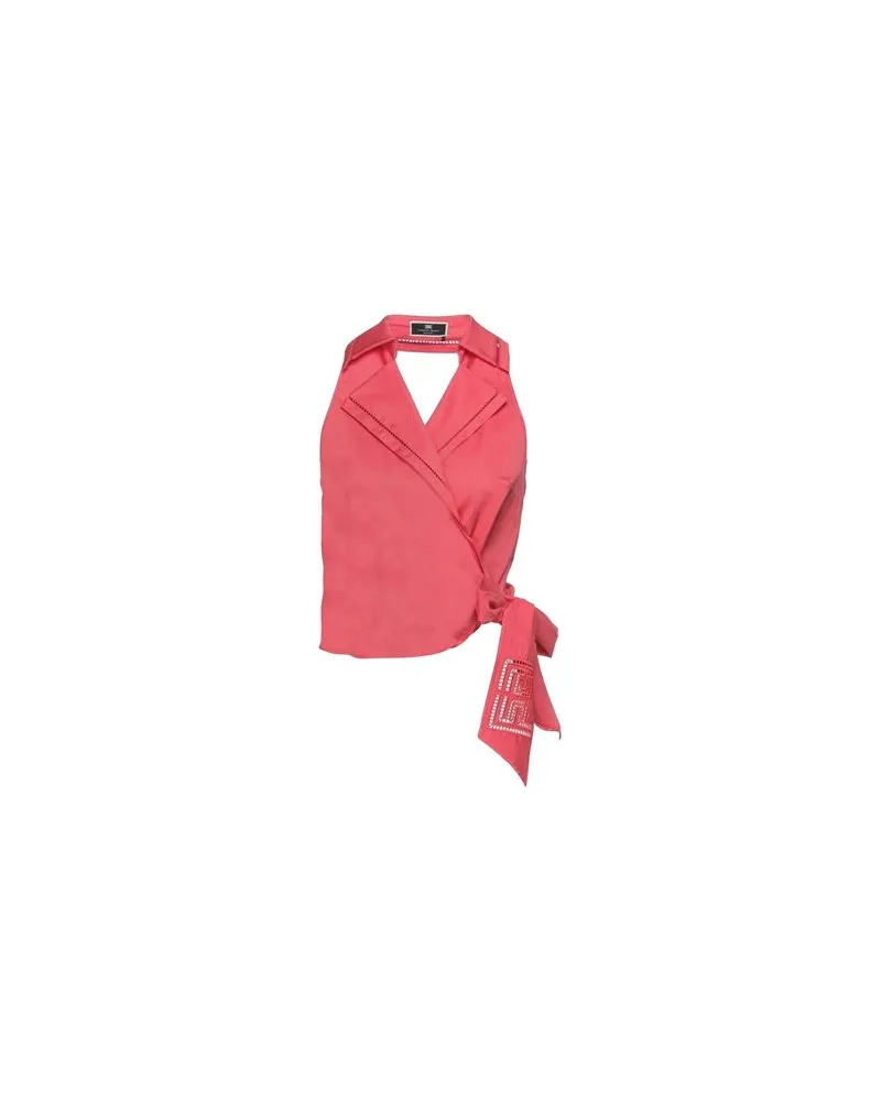 Elisabetta Franchi TOPS - Hemdenauf YOOX.COM Koralle