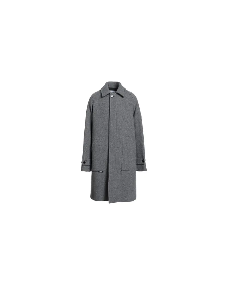 MSGM JACKEN & MÄNTEL - Mäntelauf YOOX.COM Braungrau