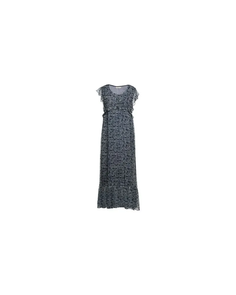 MAISON HOTEL KLEIDER - Midi-Kleiderauf YOOX.COM Blau