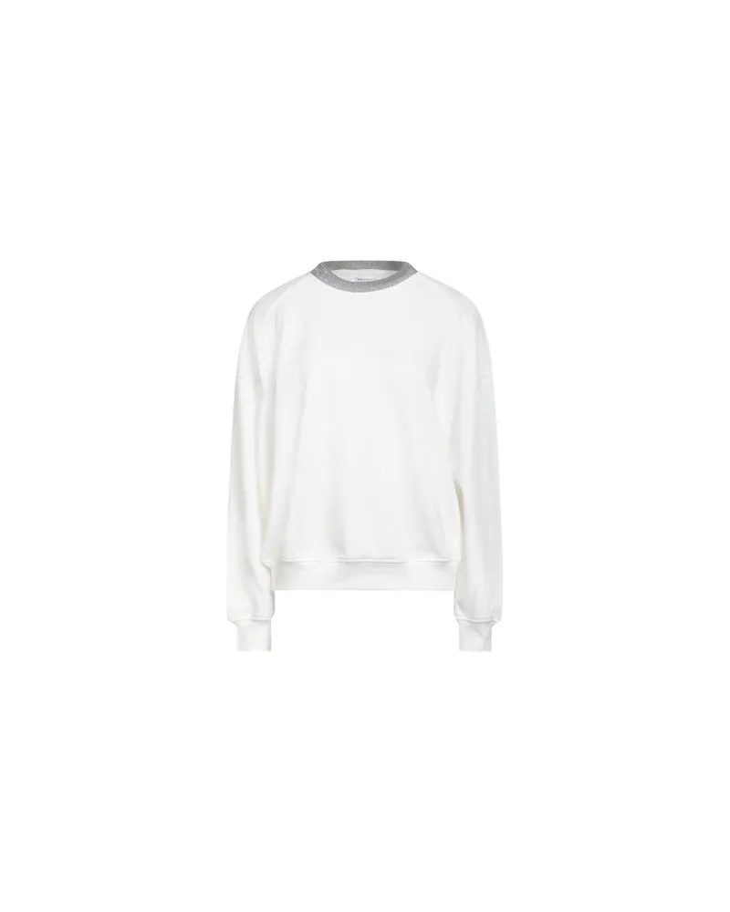Brunello Cucinelli TOPS - Sweatshirtsauf YOOX.COM Weiß