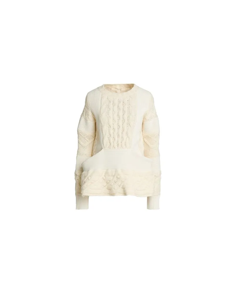 Sacai STRICKWAREN - Pulloverauf YOOX.COM Elfenbein
