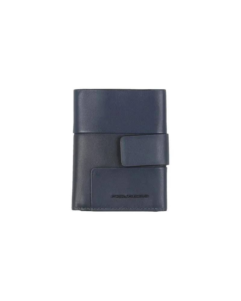 Piquadro Kleinlederwaren - Brieftaschenauf YOOX.COM Marineblau