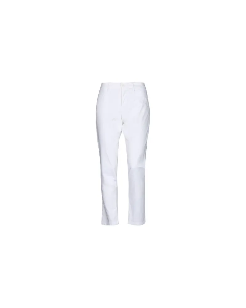 Blauer HOSEN & RÖCKE - Hosenauf YOOX.COM Weiß