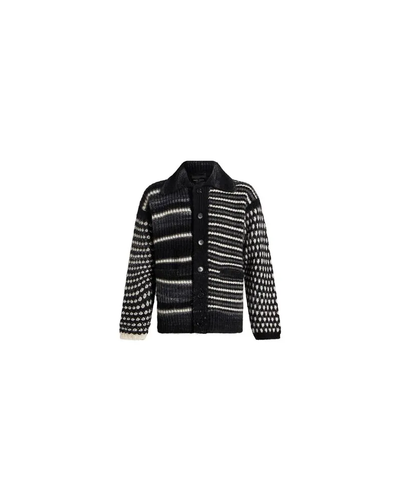 Roberto Collina STRICKWAREN - Strickjackenauf YOOX.COM Schwarz