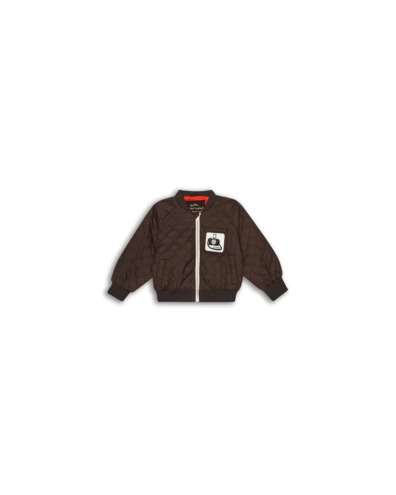 Mini Rodini JACKEN & MÄNTEL - Pufferjacken & Daunenjackenauf YOOX.COM Dunkelbraun