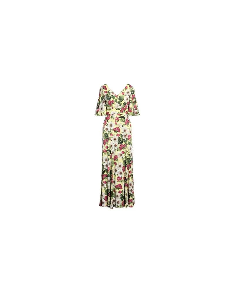 Dolce & Gabbana KLEIDER - Maxi-Kleiderauf YOOX.COM Pastellgelb