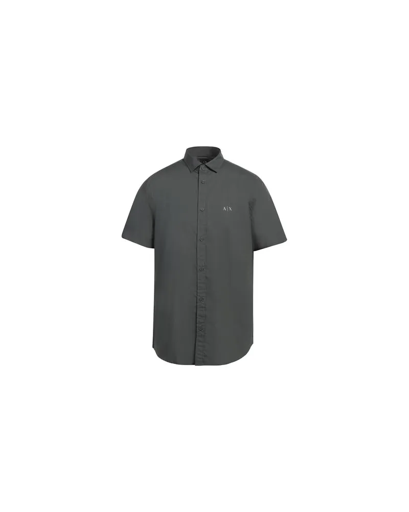 Armani Exchange TOPS - Hemdenauf YOOX.COM Blei