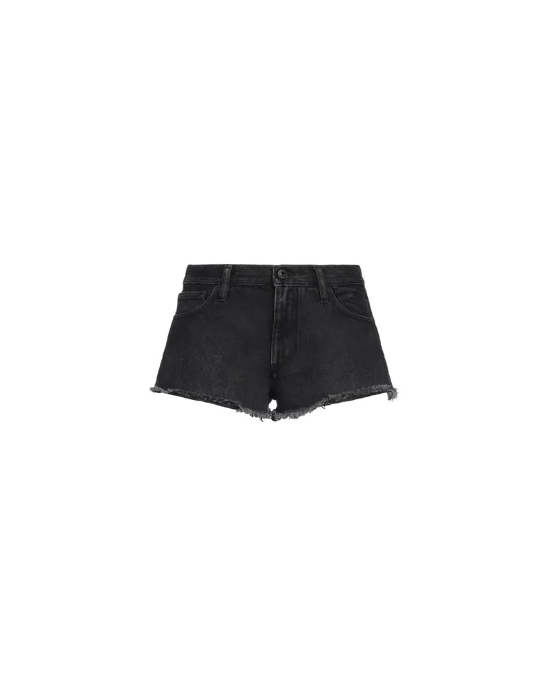 OFF-WHITE HOSEN & RÖCKE - Jeansshortsauf YOOX.COM Schwarz