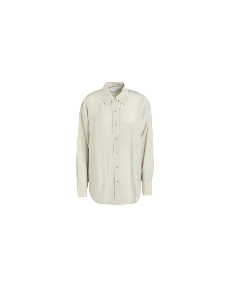 Calvin Klein TOPS - Hemdenauf YOOX.COM Salbeigrün