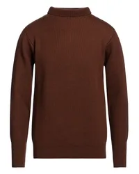 BARENA Rollkragenpullover Braun