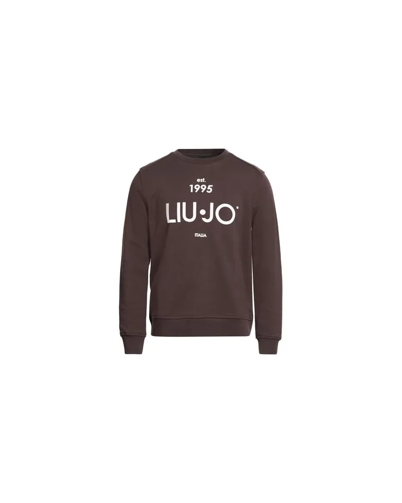 Liu Jo TOPS - Sweatshirtsauf YOOX.COM Dunkelbraun