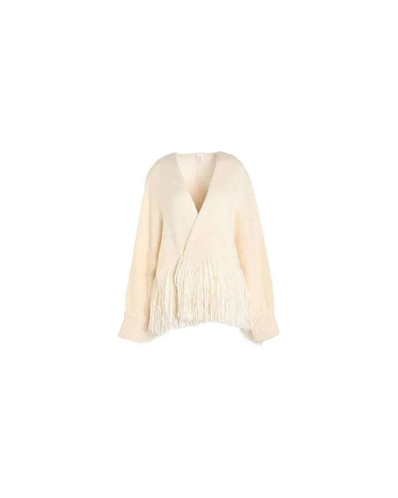 Chloé STRICKWAREN - Strickjackenauf YOOX.COM Cremeweiß