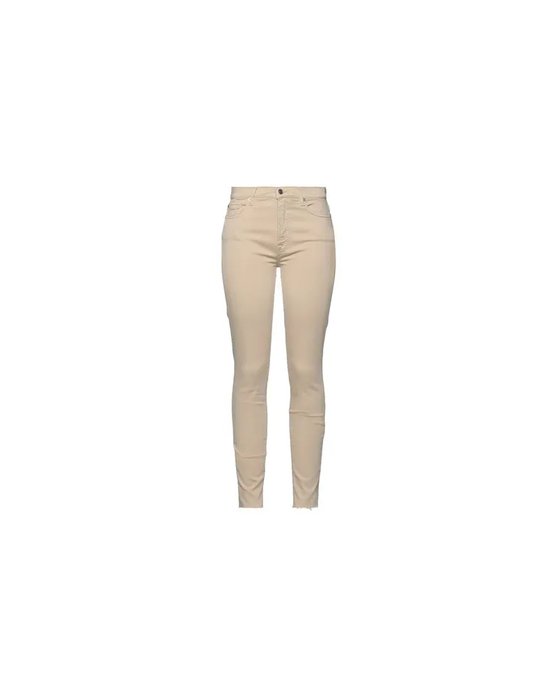 7 for all mankind HOSEN & RÖCKE - Jeanshosenauf YOOX.COM Beige