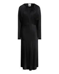 forte_forte Midi-Kleid Schwarz