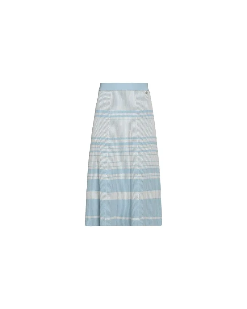 Elisabetta Franchi HOSEN & RÖCKE - Midi-Röckeauf YOOX.COM Azurblau