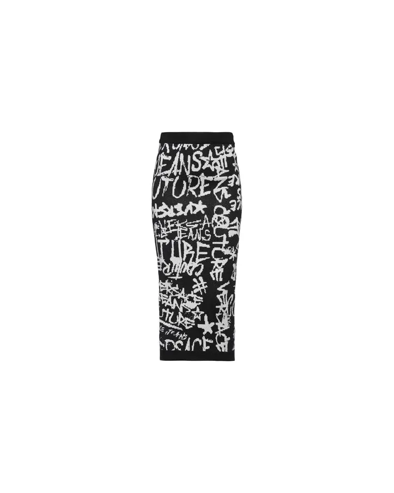 Versace Jeans HOSEN & RÖCKE - Midi-Röckeauf YOOX.COM Schwarz